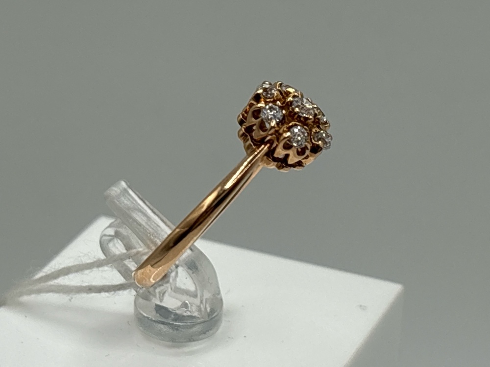 КОЛКМИ585 КОЛЬЦО С КАМНЯМИ (Au 585)