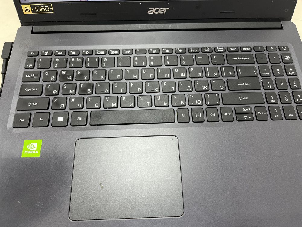 Ноутбук Acer A315-55KG; Core i3-7020U, GeForce MX130, 8 Гб, 256 Гб, Нет