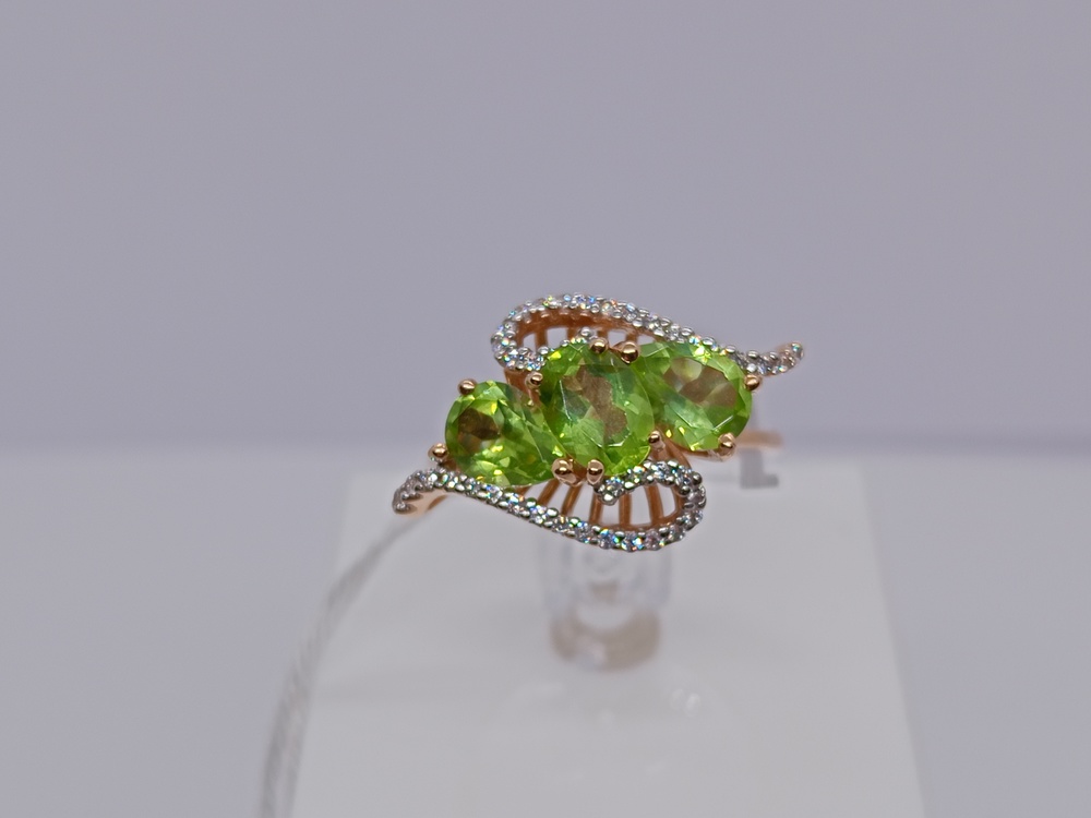 КОЛКМИ585 КОЛЬЦО С КАМНЯМИ (Au 585)