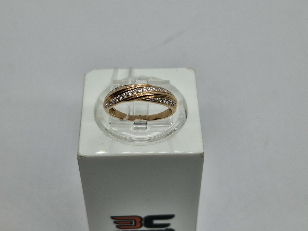 КОЛЬЦО С КАМНЯМИ (Au 585)