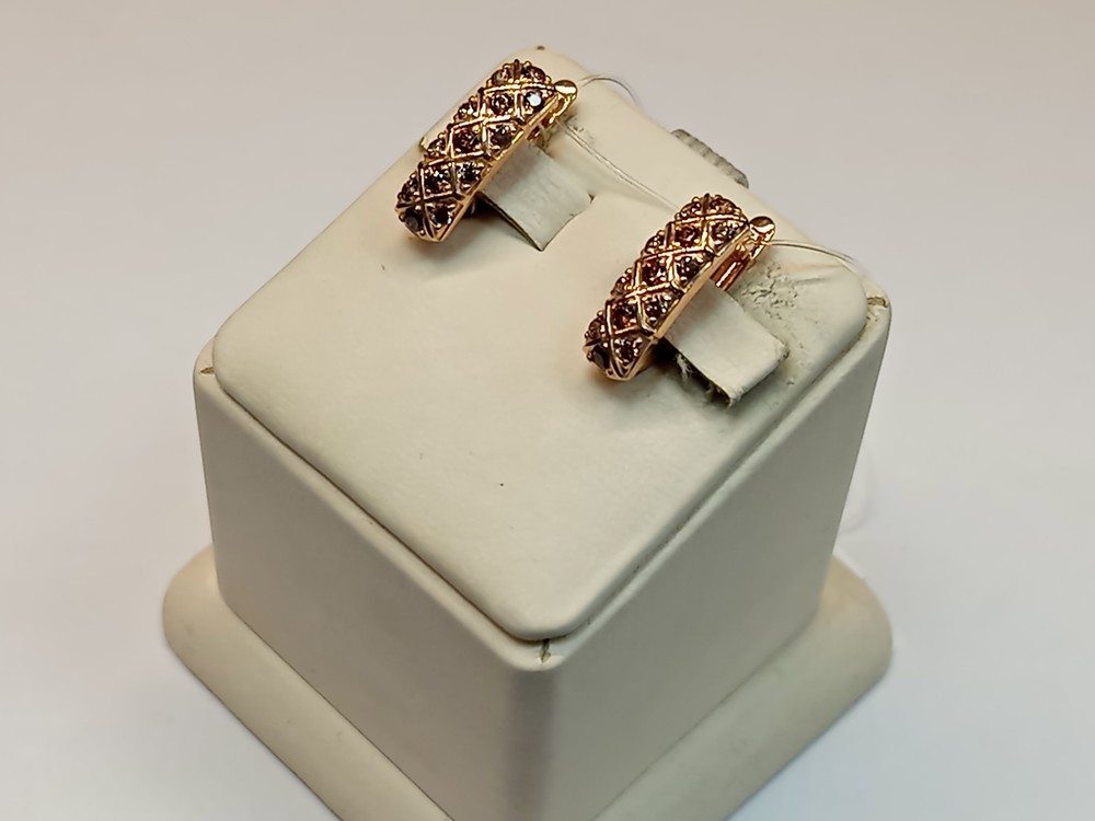 СЕРЬГИ С КАМНЯМИ (Au 585)