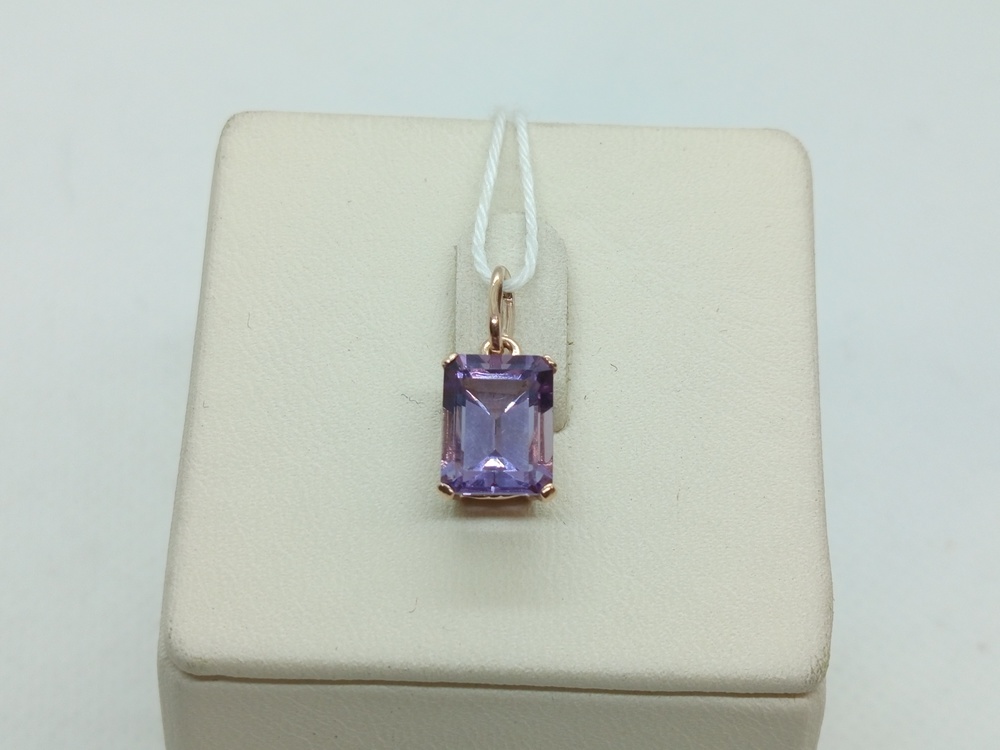 ПОДКМ585 ПОДВЕСКА С КАМНЕМ (Au 585)