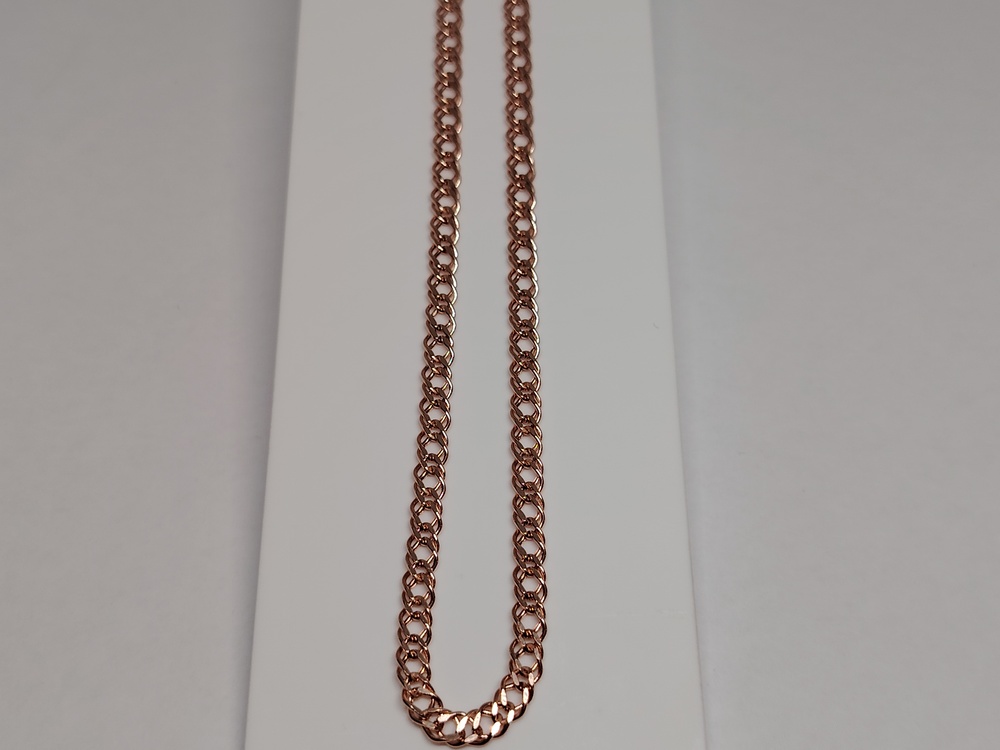 НЦ 12-076ПГ ЦЕПЬ ПУСТОТЕЛАЯ Ромб двойной (Au 585)