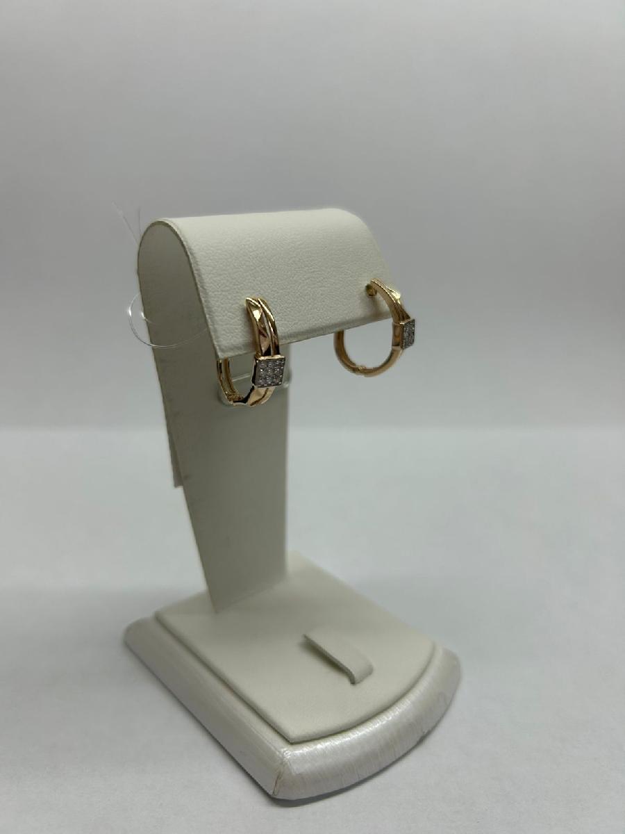 СЕРЬГИ С КАМНЯМИ (Au 585)