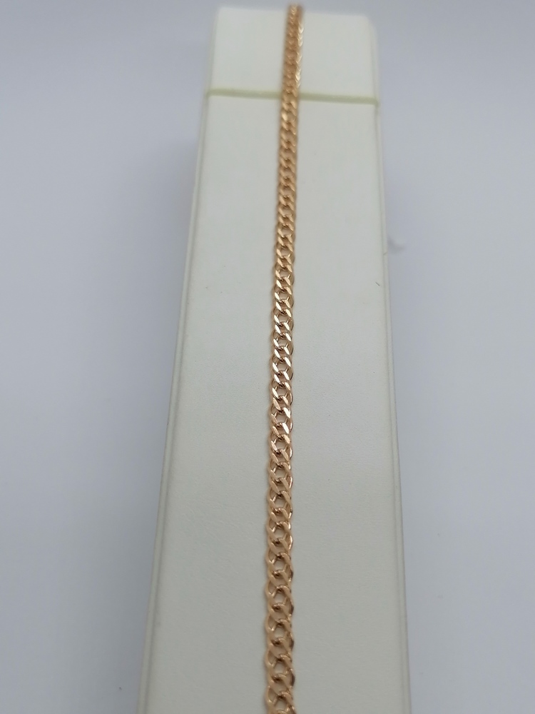 БРАСЛЕТ ПОЛНОВЕСНЫЙ Ромб двойной Au 585