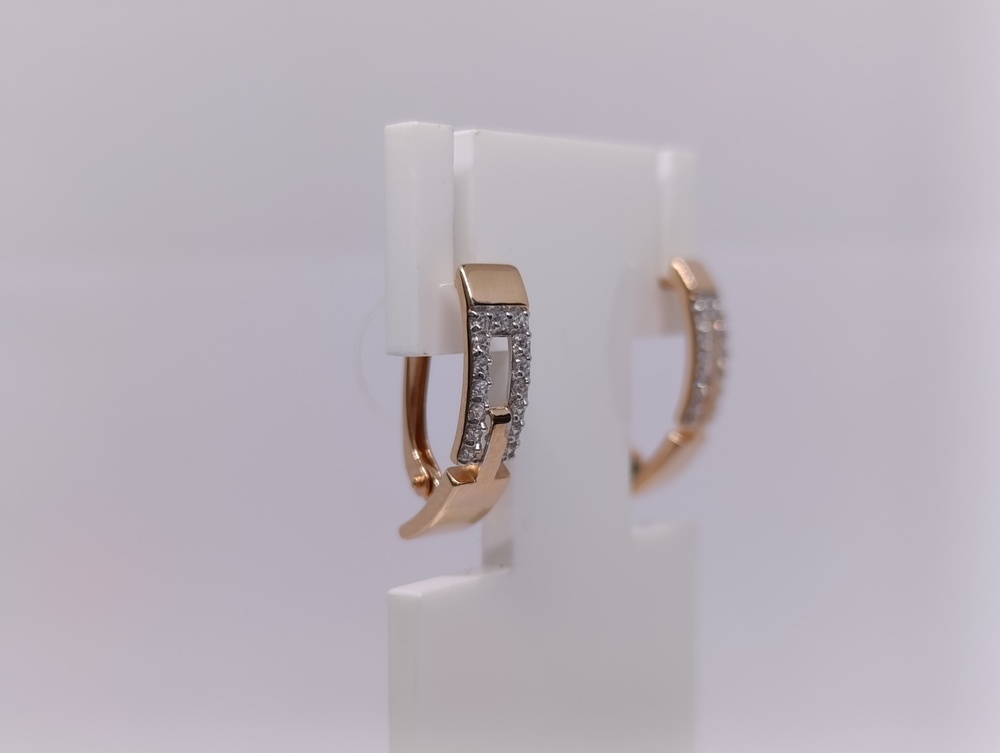 СЕРЬГИ С КАМНЯМИ (Au 585)