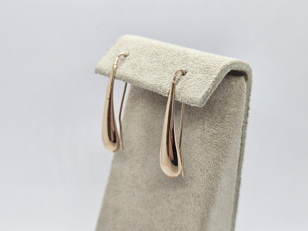 СБКМ585 СЕРЬГИ БЕЗ КАМНЯ (Au 585)