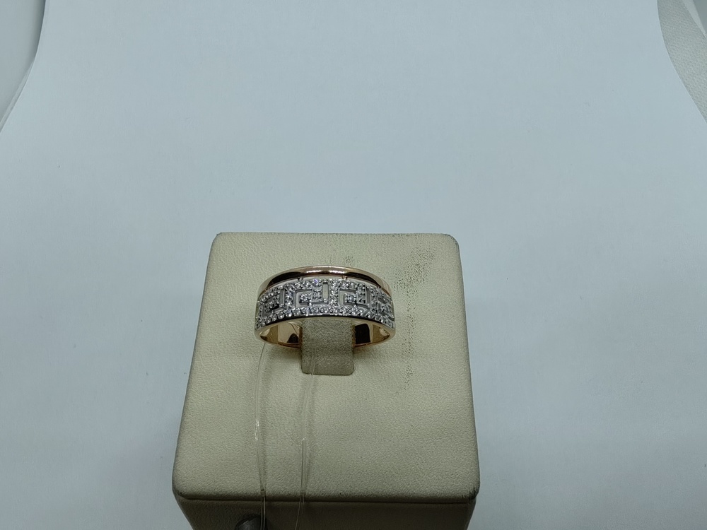 КОЛЬЦО С КАМНЯМИ (Au 585)