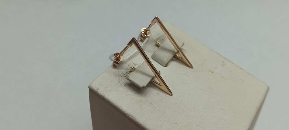 СЕРЬГИ БЕЗ КАМНЯ (Au 585)