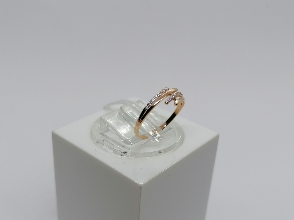 КОЛКМИ585 КОЛЬЦО С КАМНЯМИ (Au 585)