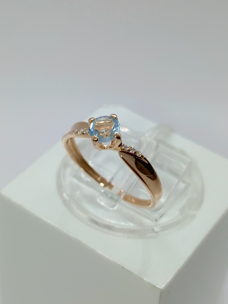 КОЛКМИ585 КОЛЬЦО С КАМНЯМИ (Au 585)