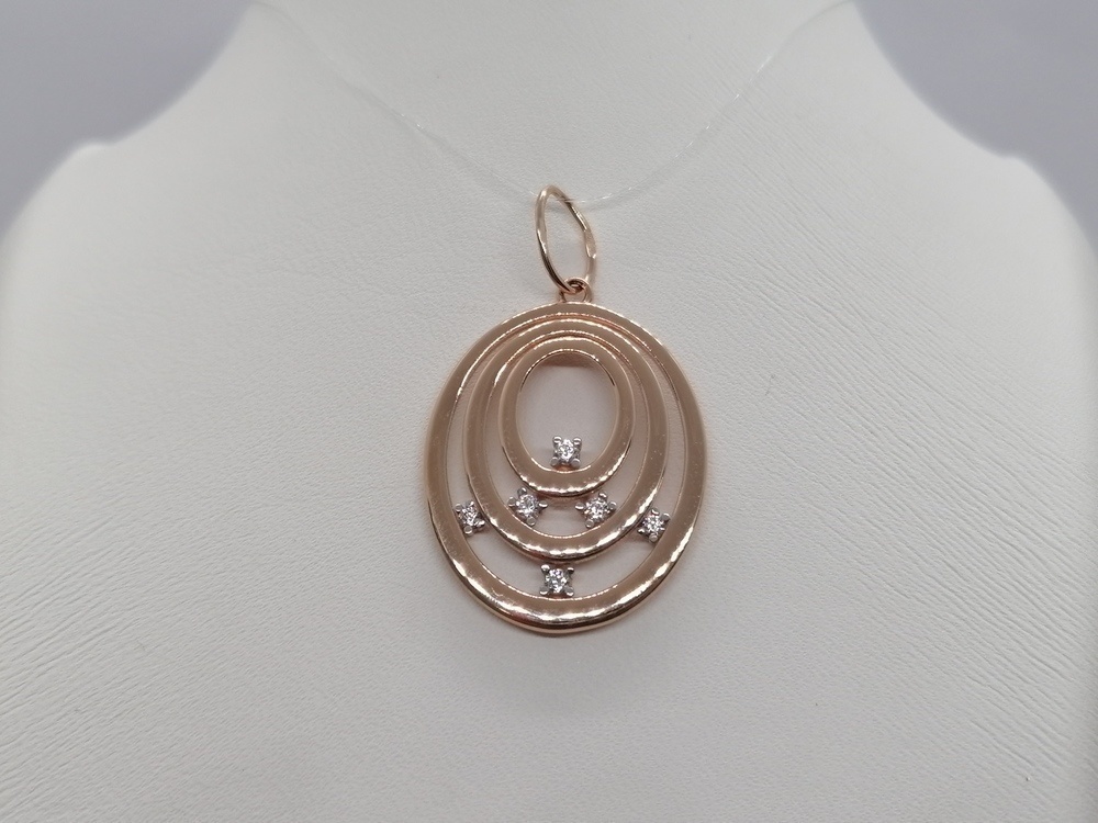 ПОДВЕСКА С КАМНЯМИ (Au 585)