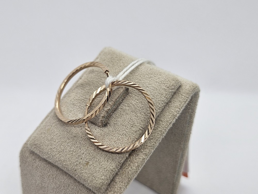 СКОН585 СЕРЬГИ КОНГО (Au 585)