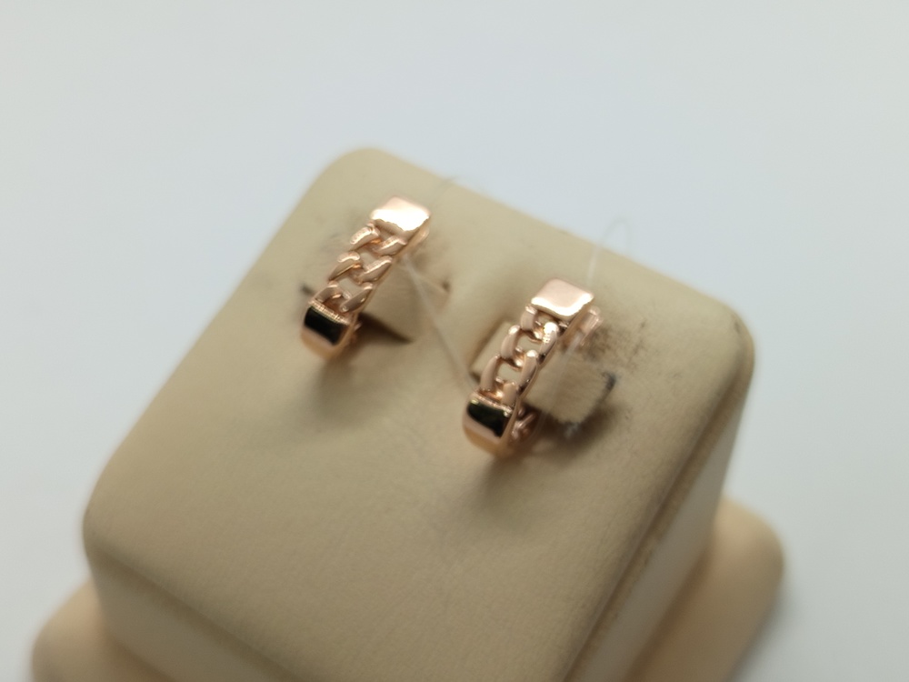 СЕРЬГИ БЕЗ КАМНЯ (Au 585)