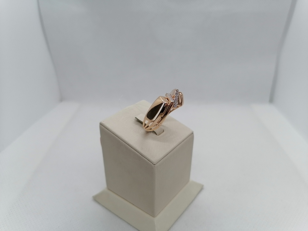 КОЛЬЦО С КАМНЯМИ (Au 585)