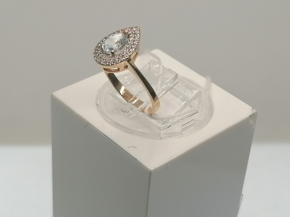 КОЛКМИ585 КОЛЬЦО С КАМНЯМИ (Au 585)