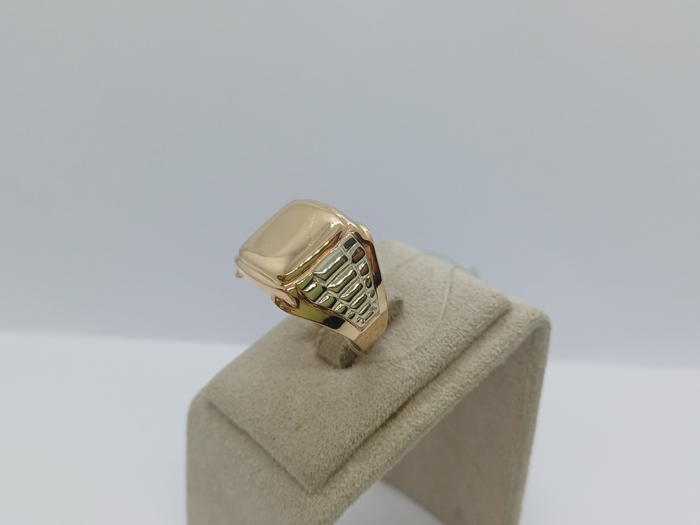 КОЛЬЦО ПЕЧАТКА без камня (Au 585)