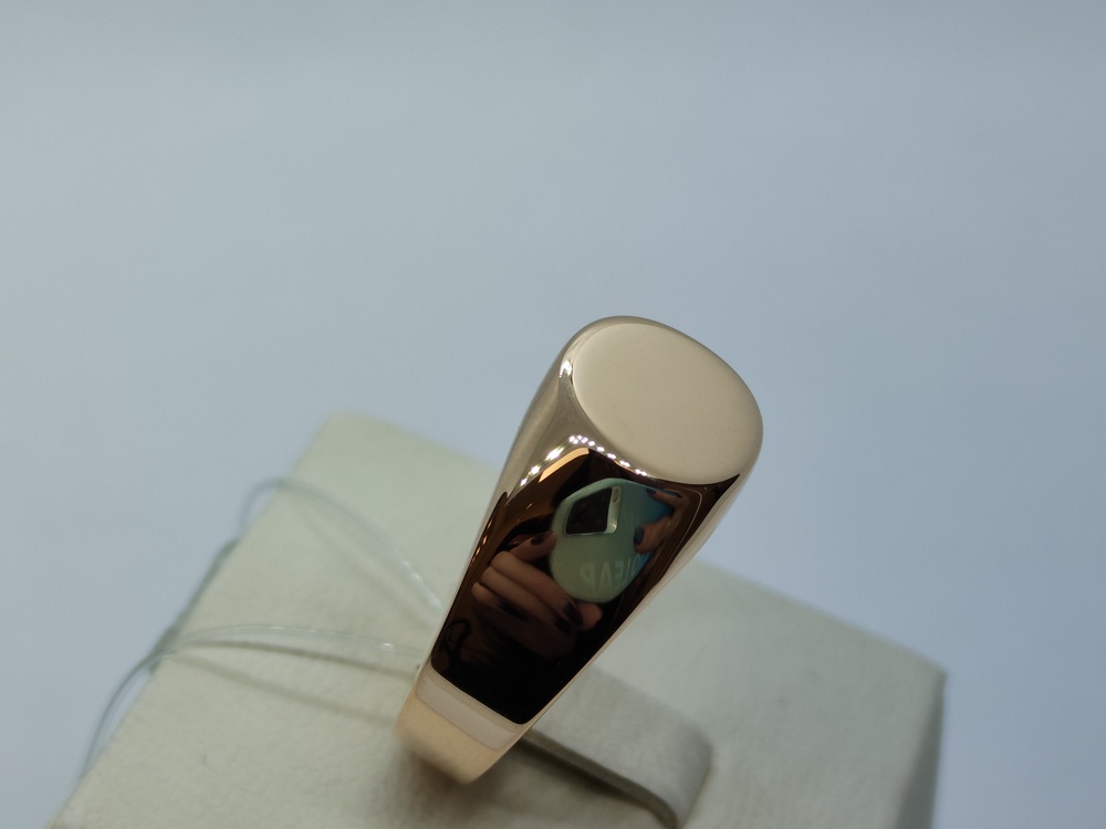 01-0063 КОЛЬЦО ПЕЧАТКА без камня (Au 585)