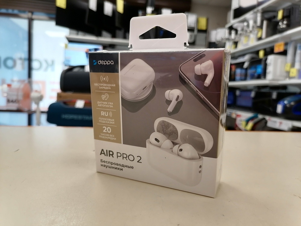 Наушники беспроводные Deppa 44167 Air Pro 2