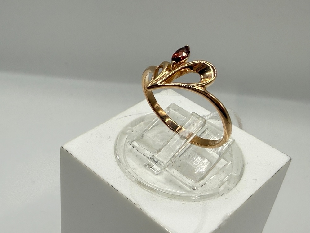 КОЛКМ585 КОЛЬЦО С КАМНЕМ (Au 585)