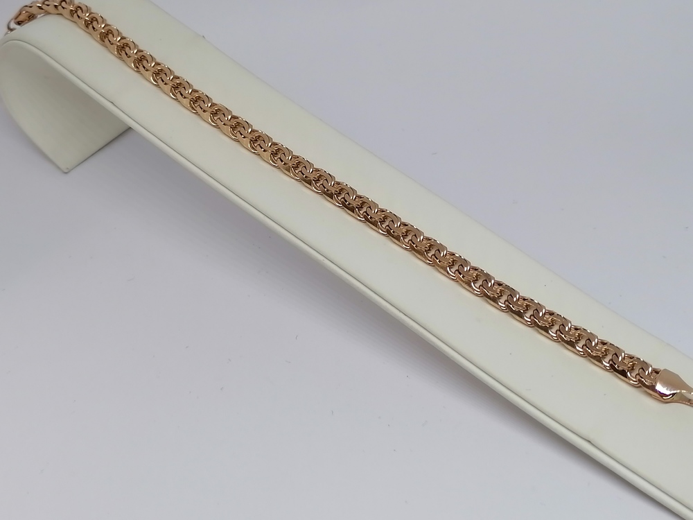 БРАСЛЕТ ПОЛНОВЕСНЫЙ Бисмарк (Au 585)