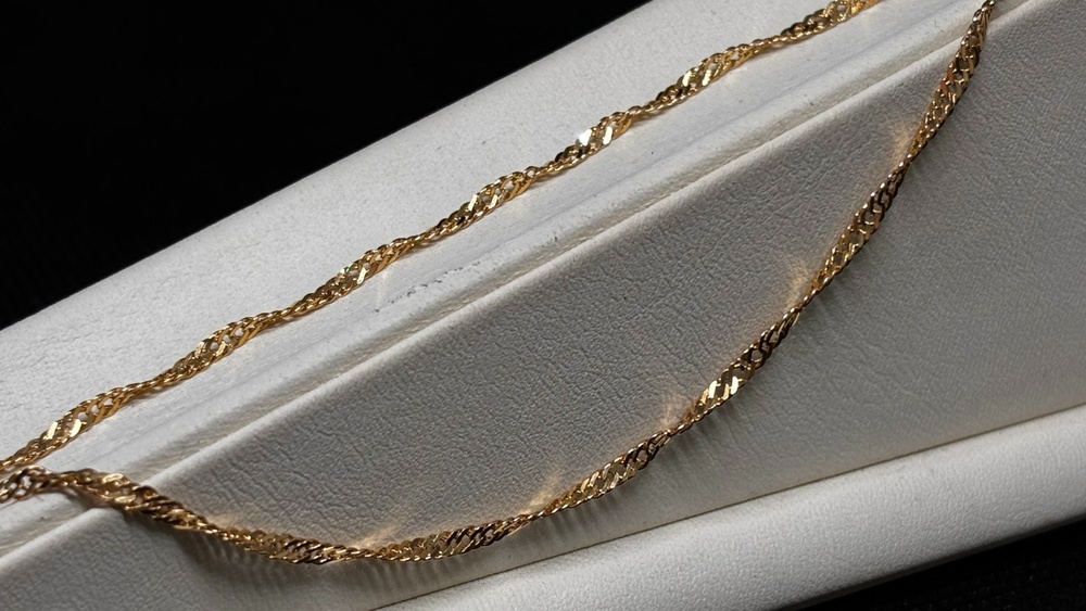 ЦЛСИ585 ЦЕПЬ ПОЛНОВЕСНАЯ Сингапур (Au 585)