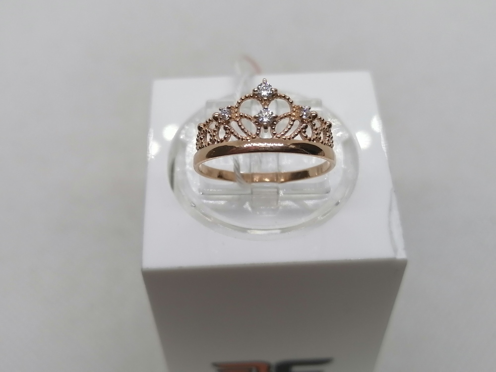 КОЛКМИ585 КОЛЬЦО С КАМНЯМИ (Au 585)