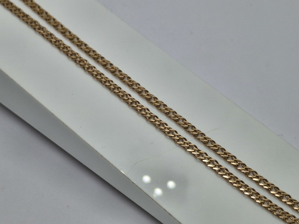 ЦЛР2585 ЦЕПЬ ПОЛНОВЕСНАЯ Ромб двойной (Au 585)