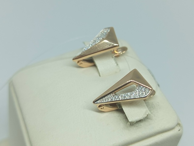 СЕРЬГИ С КАМНЯМИ (Au 585)