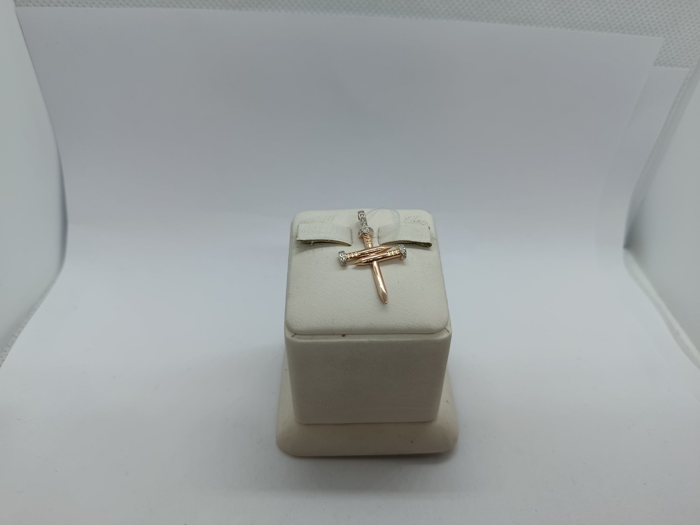 п4144 ПОДВЕСКА С КАМНЯМИ (Au 585)