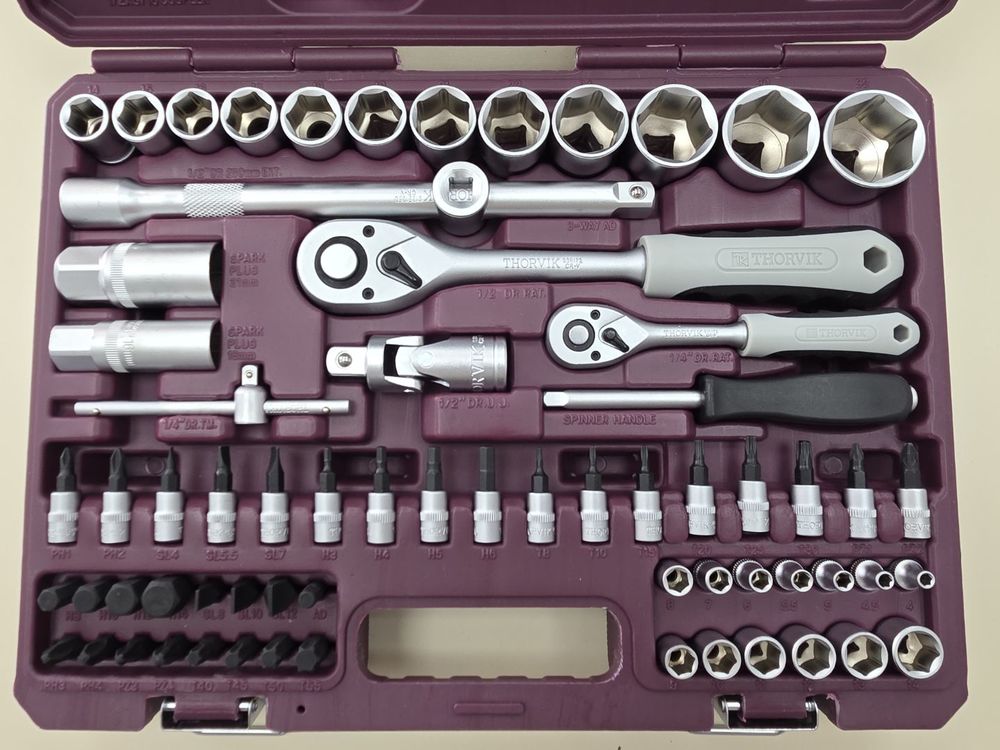 Набор инструментов Thorvik TS094 универсальный 1/4 1/2DR