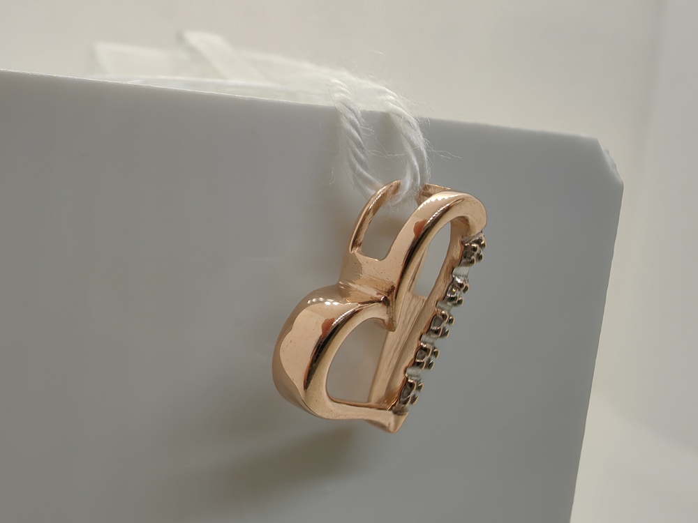 ПОДКМИ585 ПОДВЕСКА С КАМНЯМИ (Au 585)