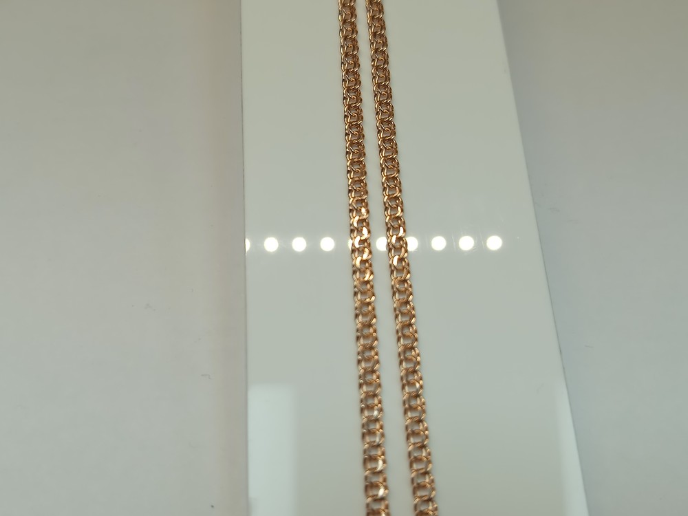 ЦЕПЬ ПУСТОТЕЛАЯ Бисмарк (Au 585)