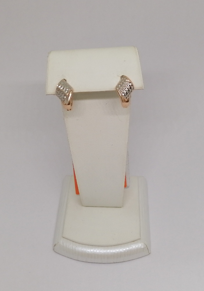 СБКМ585 СЕРЬГИ БЕЗ КАМНЯ (Au 585)