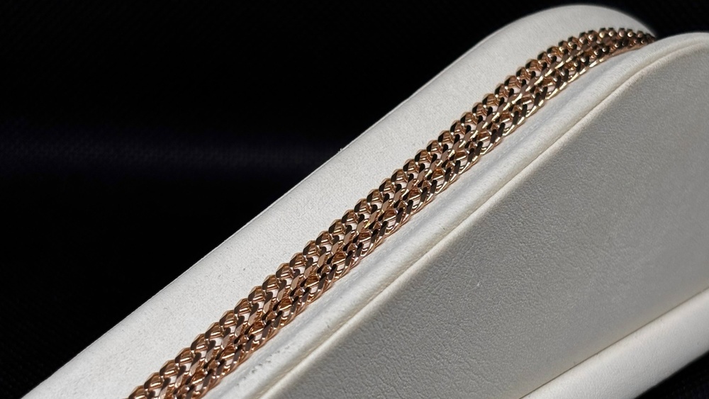 ЦЛР2585 ЦЕПЬ ПОЛНОВЕСНАЯ Ромб двойной (Au 585)