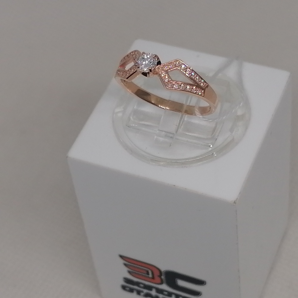 КОЛКМИ585 КОЛЬЦО С КАМНЯМИ (Au 585)