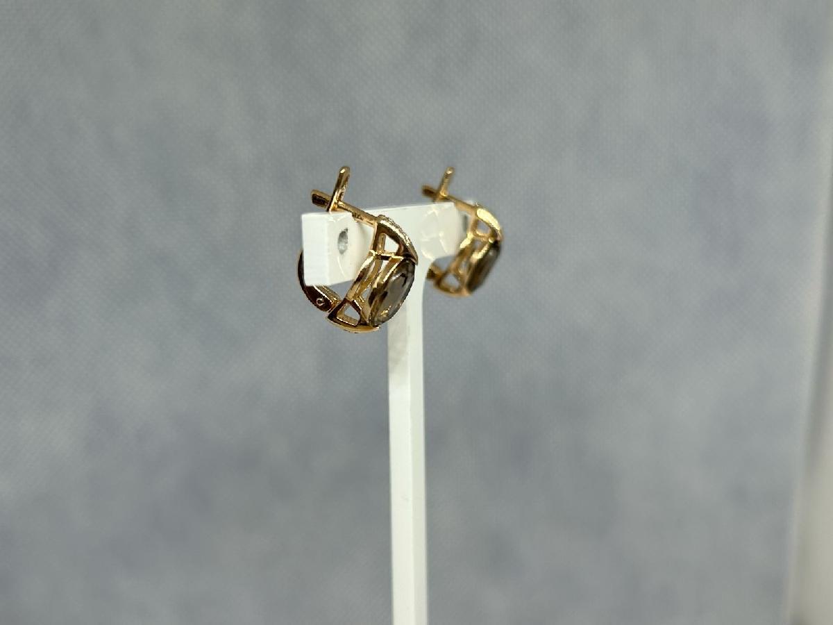 СКМИ585 СЕРЬГИ С КАМНЯМИ (Au 585)