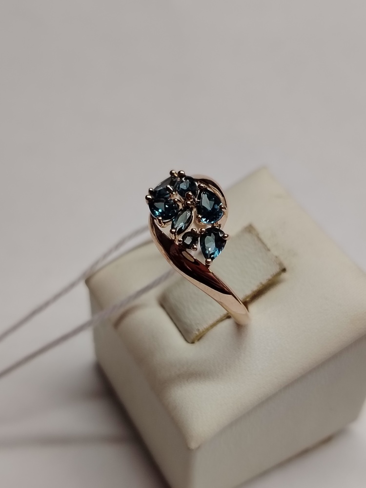 КОЛКМИ585 КОЛЬЦО С КАМНЯМИ (Au 585)