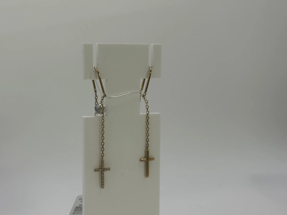 СЕРЬГИ С КАМНЯМИ (Au 585)