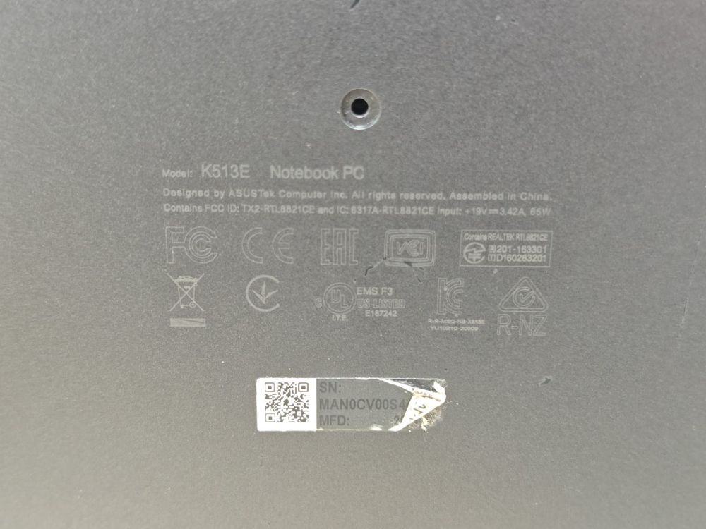 Ноутбук ASUS; i7-1165G7, Iris(R) Xe Graphics, 8 Гб, 512 GB, Нет