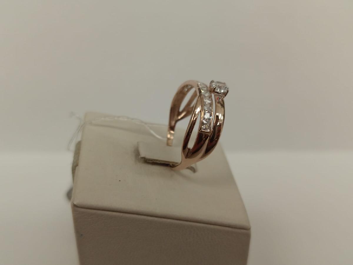 КОЛЬЦО С КАМНЯМИ (Au 585)