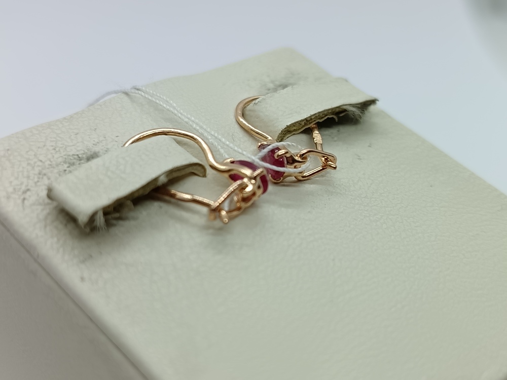 СЕРЬГИ С ПЕТЕЛЬКОЙ (Au 585)