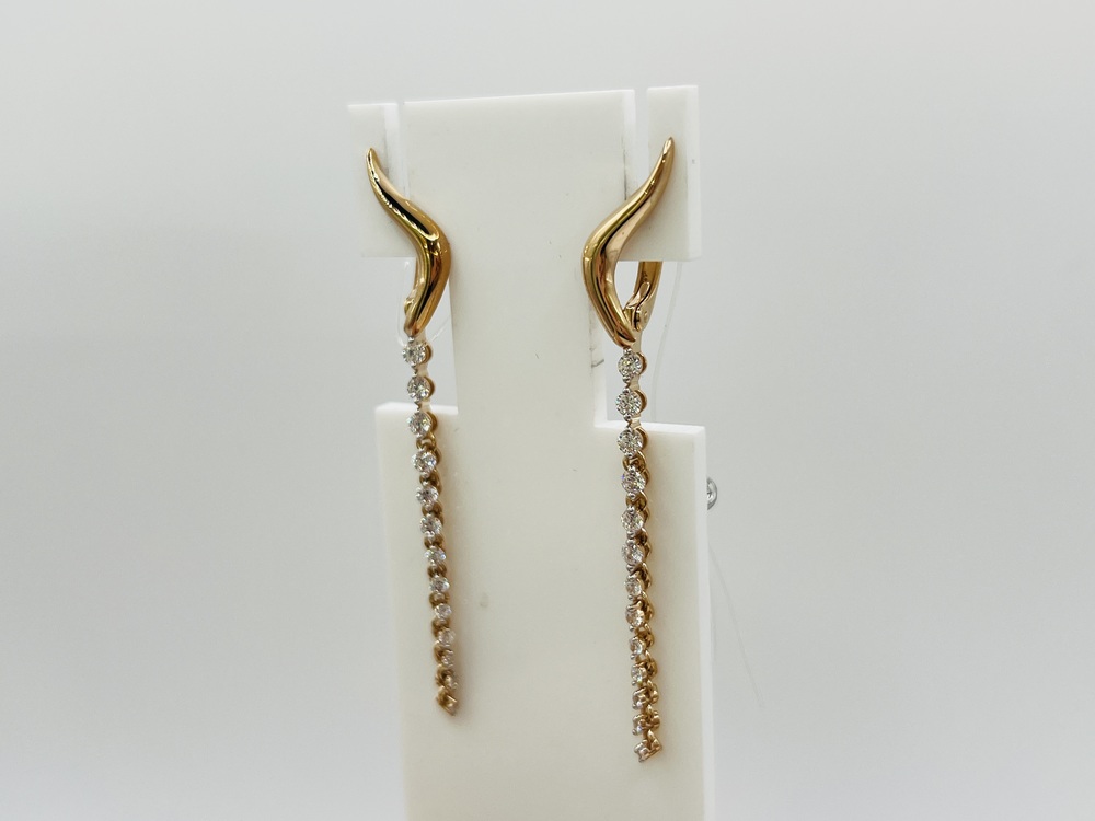 СЕРЬГИ С КАМНЯМИ (Au 585)