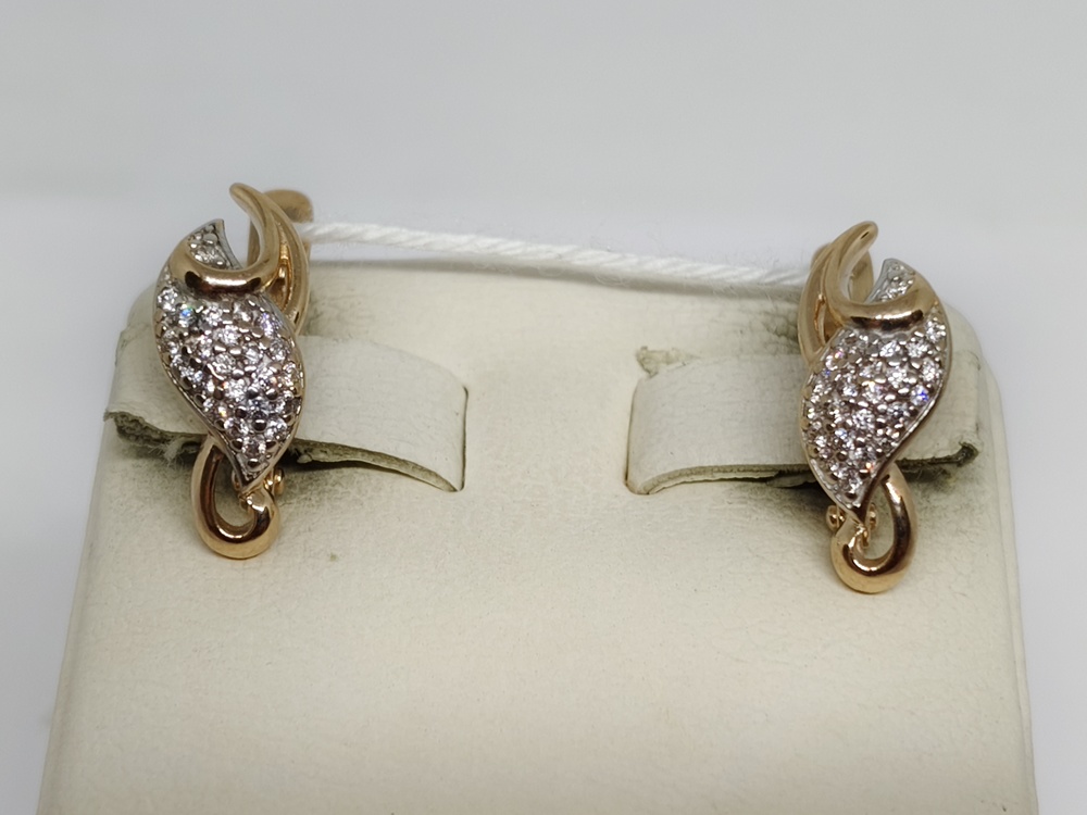 СКМИ585 СЕРЬГИ С КАМНЯМИ (Au 585) СКМИ585 СЕРЬГИ С КАМНЯМИ (Au 585)