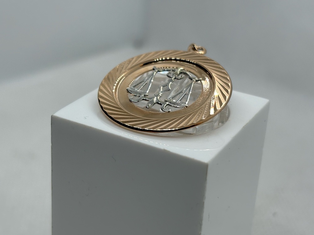 ПОДВЕСКА ЗНАК ЗОДИАКА ВЕСЫ (Au 585)