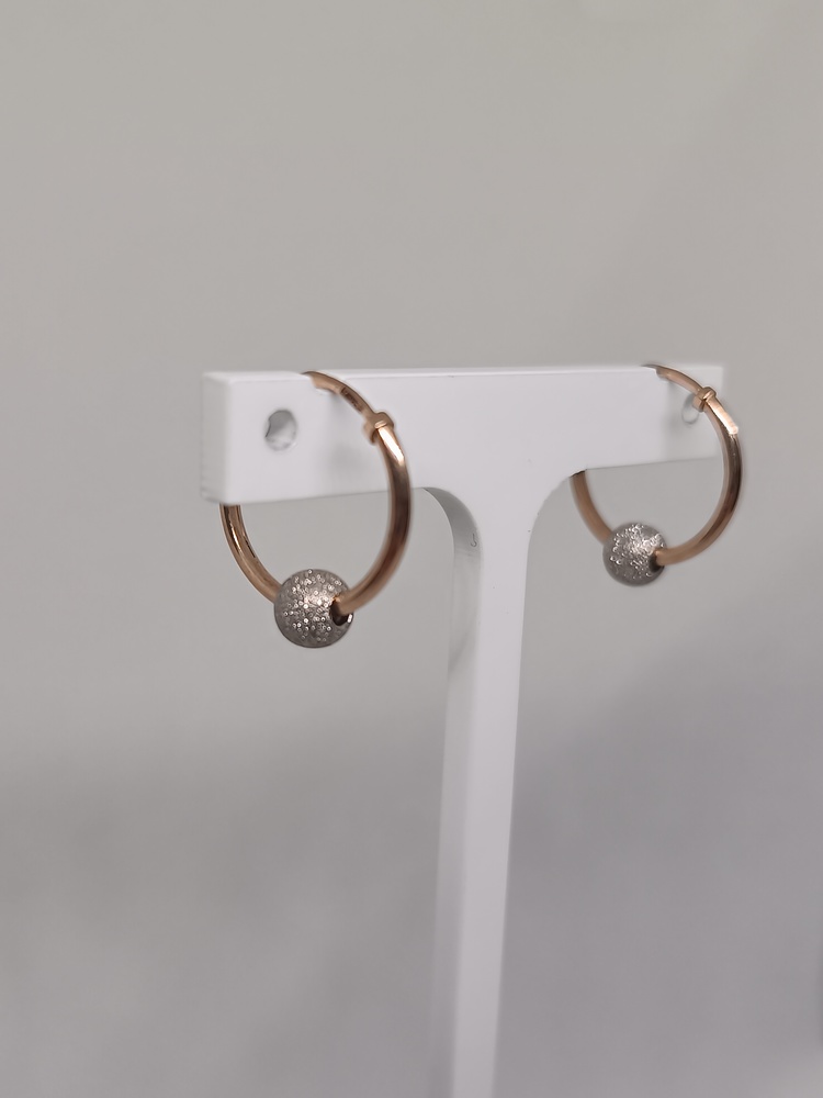 СКОН585 СЕРЬГИ КОНГО (Au 585)