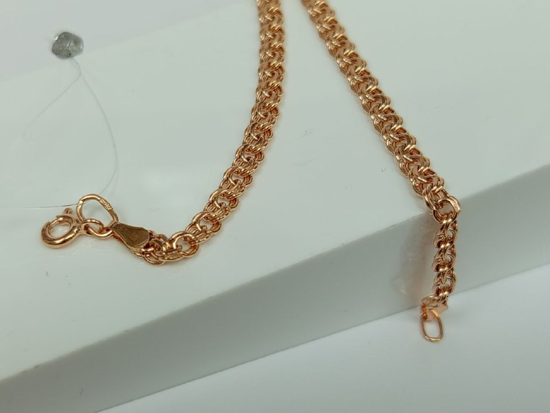 БРАСЛЕТ ПУСТОТЕЛЫЙ Бисмарк (Au 585)