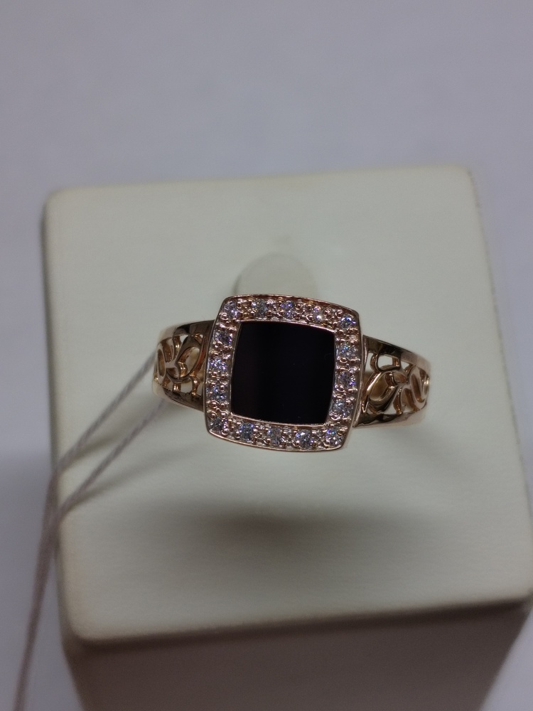 ПЕЧКМИ585 ПЕЧАТКА С КАМНЯМИ (Au 585)