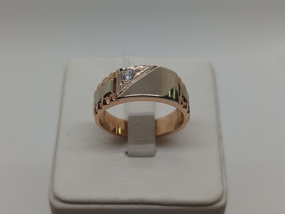 ПЕЧКМ585 ПЕЧАТКА С КАМНЕМ (Au 585)