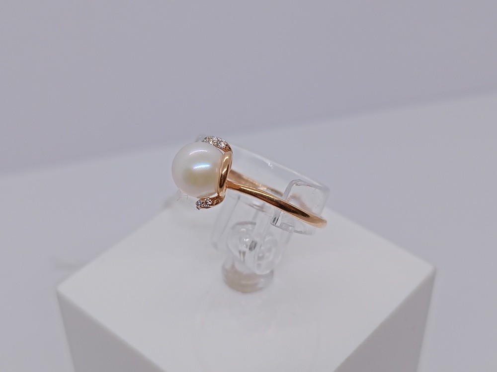 КОЛЬЦО С КАМНЯМИ (Au 585)